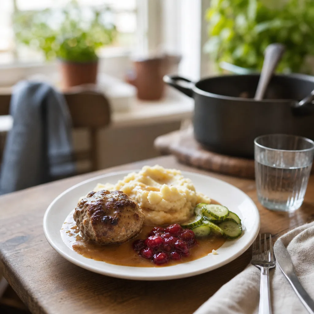 Färdiglagad svensk husmanskost i kylda matlådor klara att värma